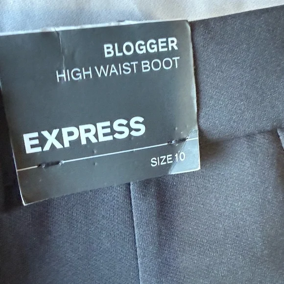 Express Black Flared Pants NWT - Picture 5 of 7